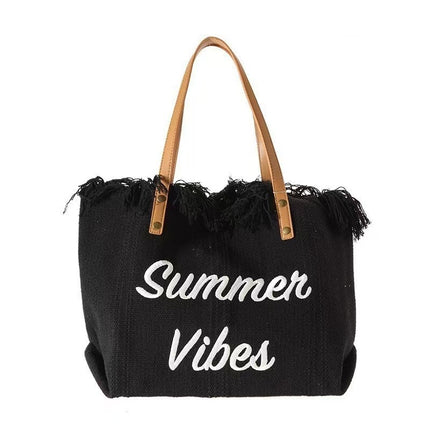 Ins Korean New Korean Tassel Retro Autumn and Winter Embroidered Shoulder Bag