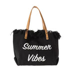 Black tassel bag / 50*14*36CM
