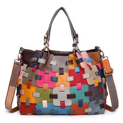 Leather Woven Bag / Sac Tressé Cuir