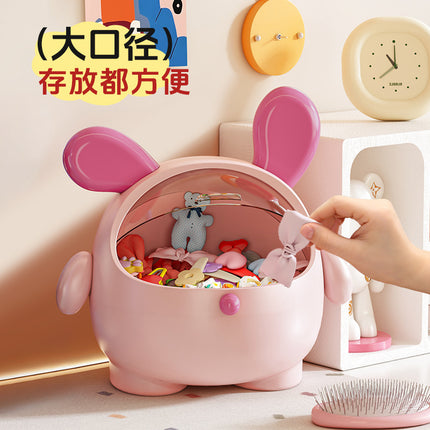 Creative Dundun Dog Hair Accessories Storage Box Desktop Storage Large Capacity Children's Girls Hair Band Headband Jewelry Storage Box