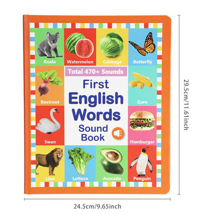 New Cross-Border English Word Reading English Children's Early Education Fun Learning Book Toys Intelligent Audio Enlightenment