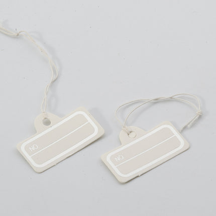 Label elastic rope label price small tag card jewelry packaging material handmade diy homemade material accessories