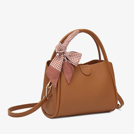 PU Boston Bag Women Crossbody 5 Colors Retro / Sac Boston Femme PU Bandoulière 5 Couleurs Rétro