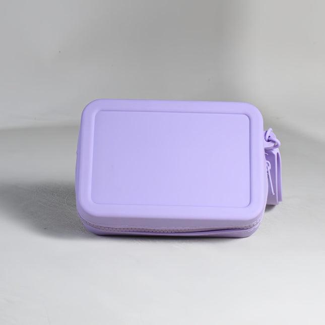 Manufacturer's Silicone Storage Bag, Large Capacity, Portable, Carry-On Cosmetic Storage Bag, Earphone Silicone Coin Purse, Customized