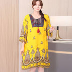 [ pagoda] yellow / Fertilizer free size (45.00 kg-80.00 kg can be worn)