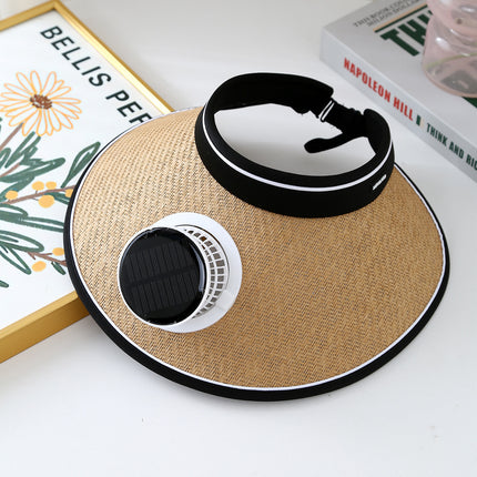 Summer Big Eave Electric Sun Hat Fan Hat Men's UV Protection Fisherman Hat Sun Hat Women's Sun Hat