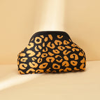 Leopard print [black gold] / 30*22*9cm