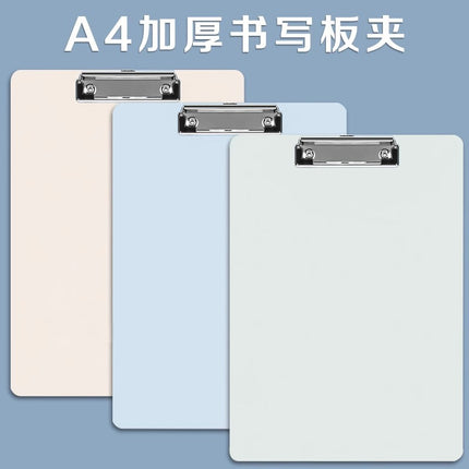 Deli 72641 Plastic Board Clip A4 Writing Clipboard Folding Board Clip Backing Board Clip Three Colors Available