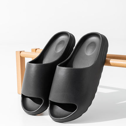 Sandals and Slippers Women's Thick-soled Simple Summer Indoor Silent Soft-soled Bathroom Bath Wear-resistant Couple's Outer Wear Men's Slippers