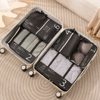 Full digital printed seven-piece set--black