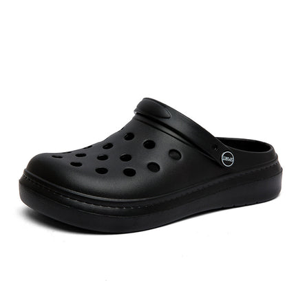 Cross-border Hole Shoes Men's Light Soft Slippers Casual Breathable Garden Baotou Slipper Men's Beach Shoes Men's Trendy