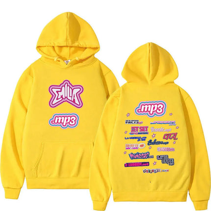 Emilia Mernes Mp3 Tour 2024 Print Hoodie Men Women's Retro H