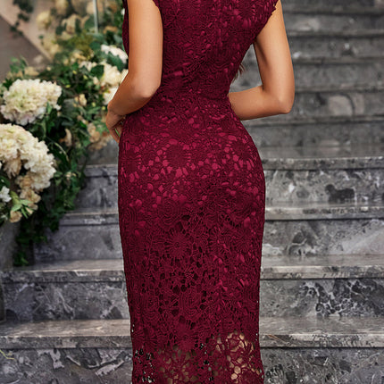 Code plus size dress European and American Foreign Trade Pencil Skirt Sexy Slim Fit Water Lace Hip Skirt Cross-border New Product