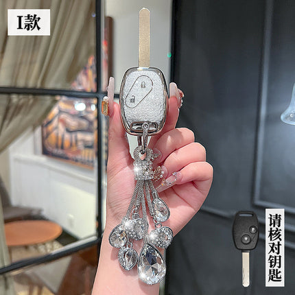 Suitable for pictures Accord key case Fit Odyssey Civic Vanguard CRV straight plate protection key holder male