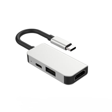 Type-C to HDMI High-Definition 4K Expansion Dock Usb3.0Hub Splitter Usb-C Multi-Function 7-in-1 Docking Station