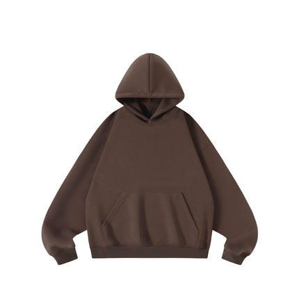Mr. Song 2025 Spring 420g Short American High Street cleanfit Profile Hooded Sweater Men's and Women's boxy Hoodie