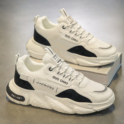 Forrest Gump Men's Shoes Summer Breathable 2025 New Deodorant Mesh Sports Leisure Running Elevated Putian Torre Trendy Shoes