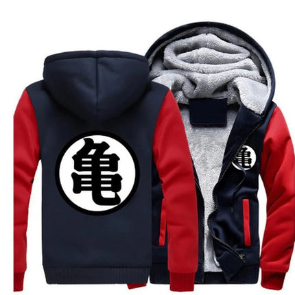 Dragon Ball Sweatshirt Son Goku Custom Unisex Student Thickened Fleece Jacket Anime Merchandise