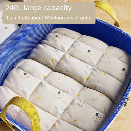 Moving bag large capacity sturdy and durable woven bag express clothes finishing box luggage quilt storage bag