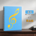 Note style blue / 30 pages (can fit 60 sheets of paper)
