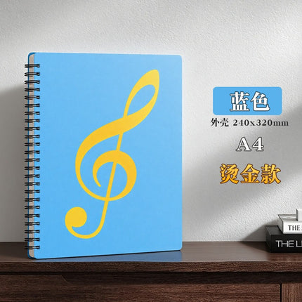 Factory in stock music folder music clip piano music clip A4 transparent insert music clip multi-color optional