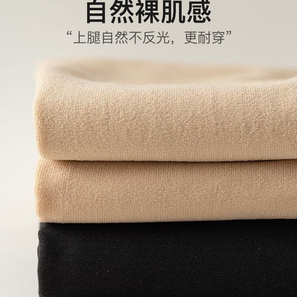 Base socks women's stockings spring and autumn plus size skin color light leg artifact pantyhose women's autumn and winter fleece-lined thickened water light socks