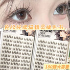 20 rows of 180 clusters of glue-free cat elf eyelashes book