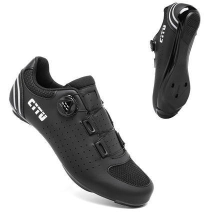 Bicycle shoes this year's new cross-border men's and women's couple's cycling shoes outdoor off-road lock shoes lock-free rubber shoes