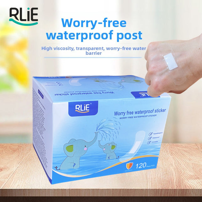 Worry-Free Waterproof Band-Aid Pu High-Viscosity Transparent Invisible Portable Breathable Anti-Wear Foot Baby and Kidsren Can Take a Bath and Swim