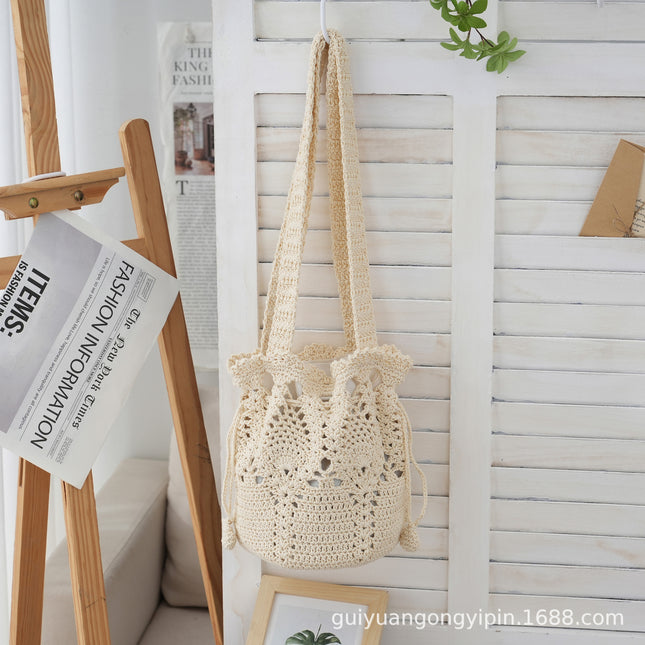 Cotton Flower Bucket Bag / Sac Seau Fleurs Coton