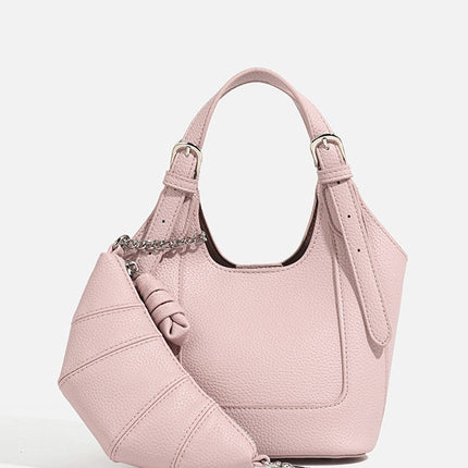 PU Croissant Bucket Bag / Sac Seau Croissant PU