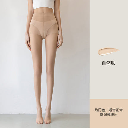 Silk Stockings Women's Summer Ultra-thin Anti-hook Silk Pantyhose Skin-color Bare Light-sensitive Leg Artifact Skin-beautifying Sunscreen Flesh-colored Silk Stockings
