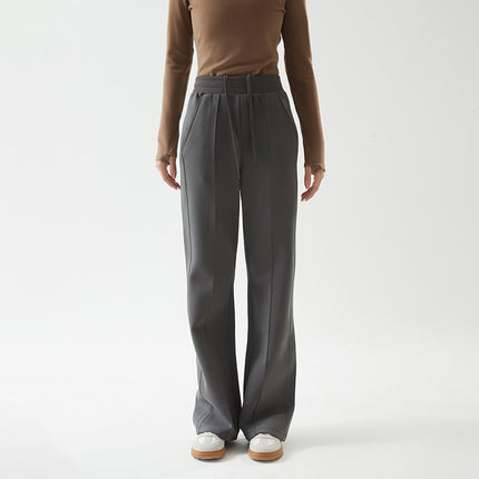 26 New Styles in Stock: Relaxed Drape Casual Floor-Length Curved Pants for Women, Loose Wide-Leg Slightly Flared Women's Casual Pants