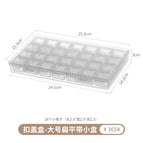 Large flat box with small box [can be divided into pills/jewelry/fish hooks] 1 piece