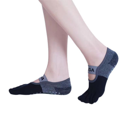 Yoga Yoga Socks Non-Slip Women's Thin Summer Five-Finger Socks Non-Slip New Fitness Indoor Sports Pilates Socks