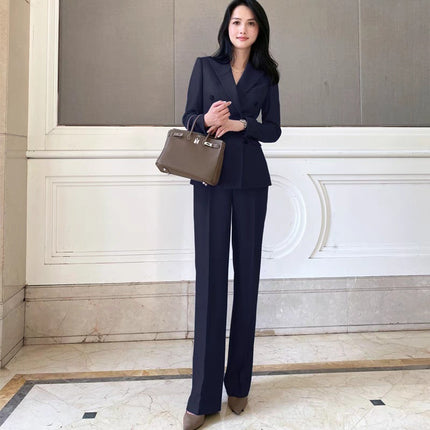 Small Suit Jacket Women's Suit Business Wear Temperament Goddess Fan Korean Casual Fashion Dress OL Work Clothes