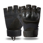 Soft shell half finger matte black / M