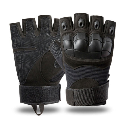 Tactical Gloves for Men, Sports Outdoor Mountaineering Combat Protection, Military Training, Wear-Resistant Cycling Gloves, Half-Finger Cross-Border