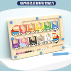 Train magnetic beads