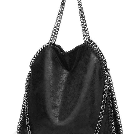 Aliexpress Foreign Trade 2025 New Chain Women's Bag Foldable Women's Shoulder Bag Factory Direct Sales Large Bag Wholesale