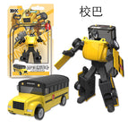 Alloy transformed school bus-yellow