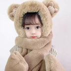 Children's mickey three-piece set [khaki]