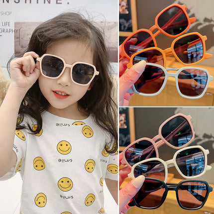 New Fashionable Children's Sunglasses for Photography, Trendy for Boys and Girls, Uv Protection, Sunshade, Travel, Street Photography, Pc