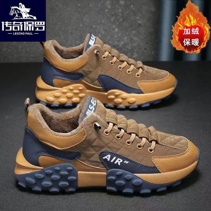 Paul 2025 Autumn and Winter New Sports and Casual Shoes Non-Slip Casual High-Top Trendyy Versatile Men's High-End Versatile Shoes