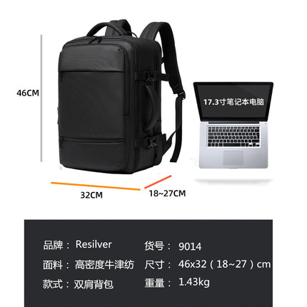 New Men's Backpack Large Capacity Business Travel Backpack 17.3 Inch Computer Bag Advanced Student Backpack