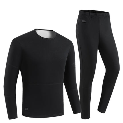 Smart Heating Suit USB Constant Temperature Electric Heating Clothing for Men and Women, Warm Autumn Clothes That Can Be Worn Outside, Cold-Proof Warm Fleece
