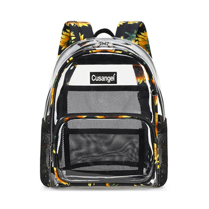 2026 New Transparent Backpack for Women, Amazon Jelly Backpack, Eco-Friendly Tpu Student School Bag, Fashionable and Versatile