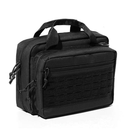 Outdoor Military Fan Handbag Edc Tool Bag Large Capacity Multi-Layer Zipper Oxford Cloth Tactical Pistol Bag Cross-Border