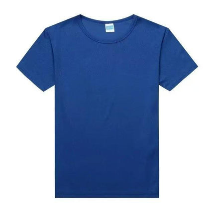 Cotton Catering Overalls Summer Waiter Round Neck T-Shirt Barbecue Hotel Milk Tea Hot Pot Shop Short Sleeve Printed logo