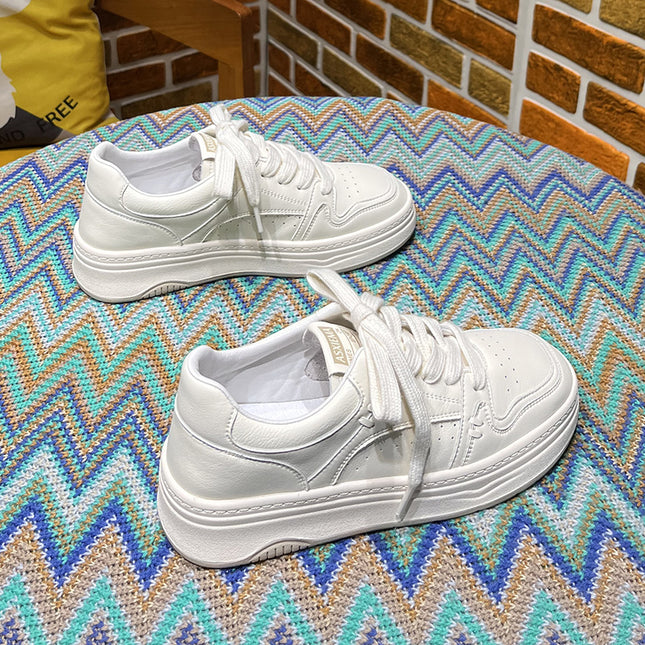 Flat Small White Shoes Women's 2024 New Spring Lightweight Women's Shoes with Skirt Casual Sneakers